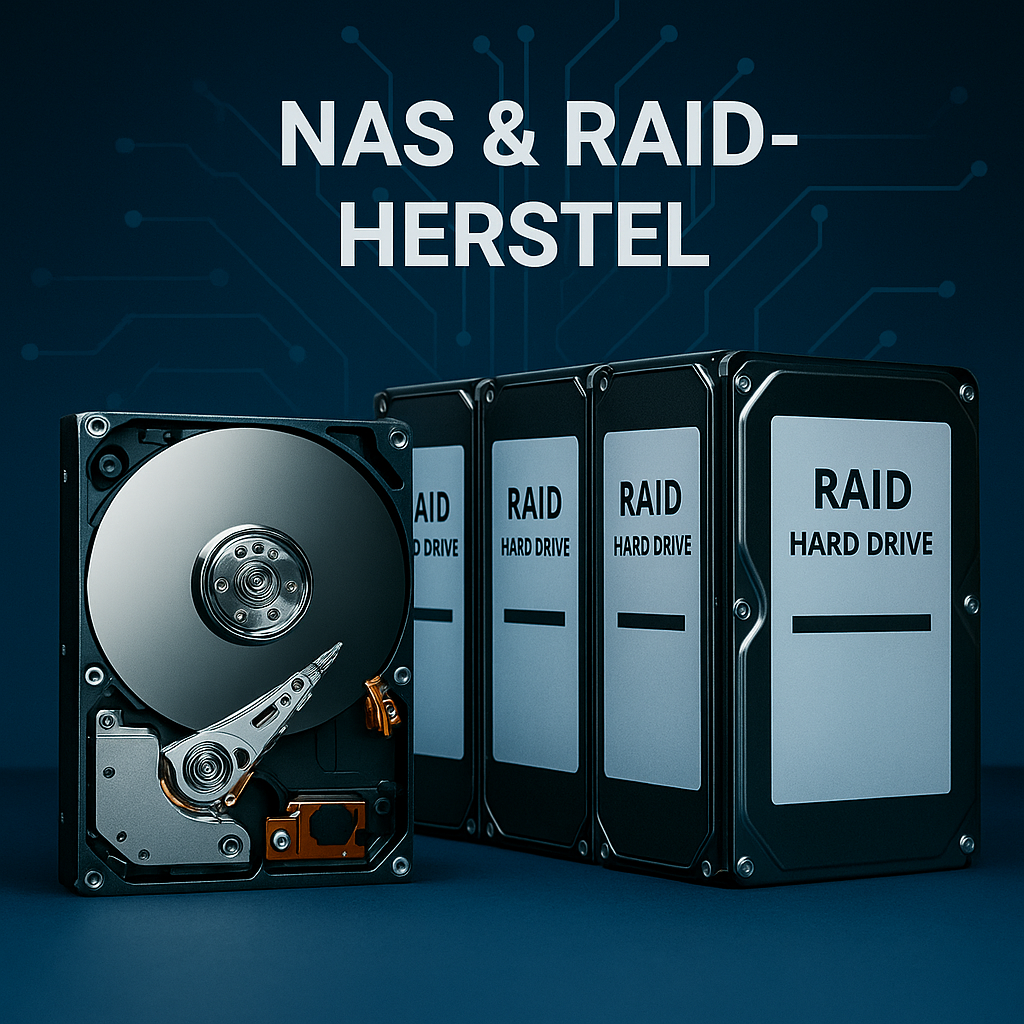 NAS-systemen (Network Attached Storage) en RAID-opstellingen worden vaak gebruikt door bedrijven en gevorderde gebruikers voor het veilig opslaan van grote hoeveelheden data.  
Toch kunnen ook deze systemen falen door hardwareproblemen, corrupte configuraties, stroomuitval, of onbedoelde handelingen zoals het verwijderen van volumes of herinitialisatie.

Bij SLIMME-PC hebben we de expertise om data te herstellen uit defecte NAS-apparaten en RAID-structuren, ongeacht het merk (zoals Synology, QNAP, WD) of type RAID (RAID 0, 1, 5, 6, 10...).

Onze aanpak:

1. ? We beginnen met een veilige uitlezing van de fysieke schijven – zonder wijzigingen aan te brengen.
2. ? We reconstrueren virtueel de RAID-array of het NAS-volume om toegang te krijgen tot de onderliggende data.
3. ? Vervolgens herstellen we de terugvindbare bestanden – zowel zakelijke documenten als persoonlijke data.
4. ? U ontvangt een rapport van wat hersteld kon worden en krijgt de bestanden terug op een externe drager of in overleg via cloud.

RAID-herstel is complex en vereist specialistische kennis – probeer nooit zelf te experimenteren, want dat verkleint de kans op succesvol herstel.  
Bij SLIMME-PC behandelen we elk apparaat met maximale zorg en vertrouwelijkheid.